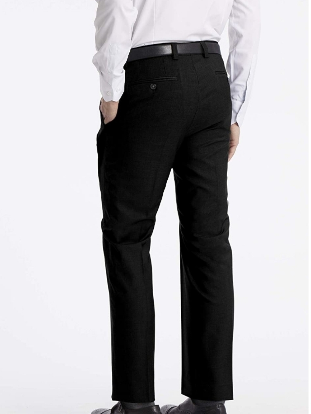Calvin Klein Men's Modern Fit Dress Pant In Black Size 38x30 - Picture 2 of 12